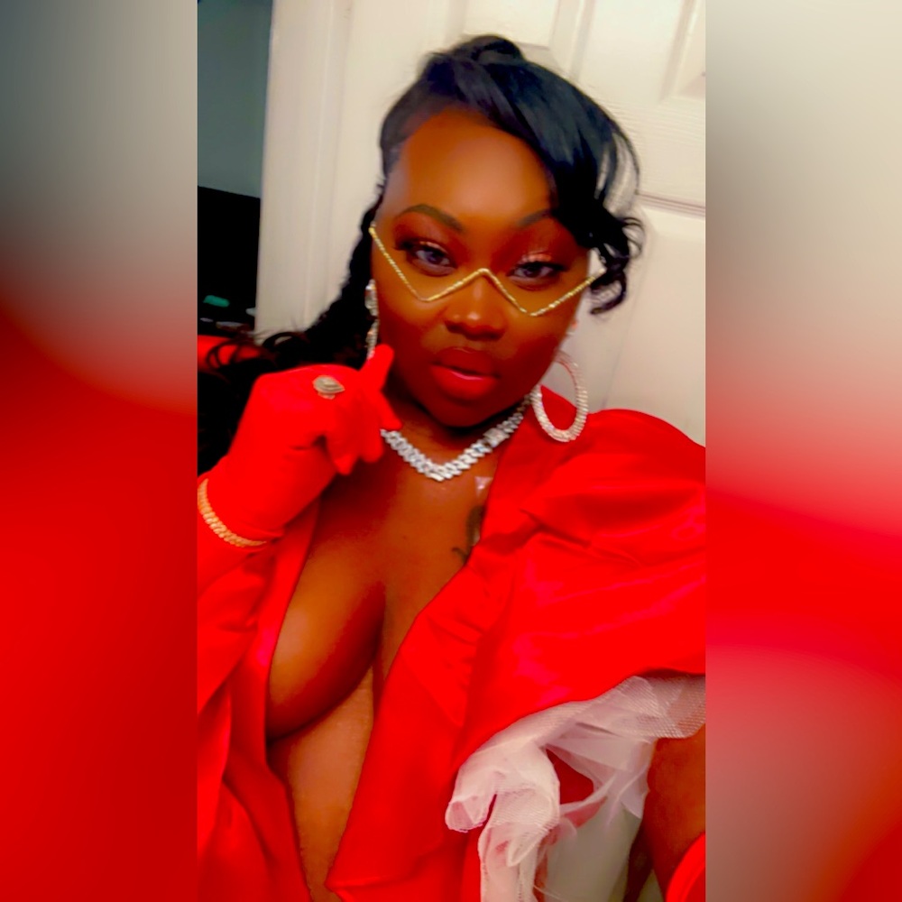 Red elegant dress